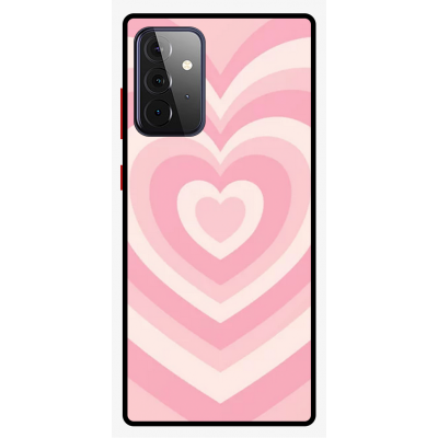 Husa Protectie AntiShock Premium, Samsung Galaxy A72 / A72 5G, HEART IS PINK
