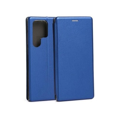 Husa Samsung Galaxy S23 Ultra, Flip Carte Cu Magnet, Albastru