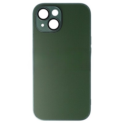 Husa iPhone 15, Frosted Glass, Verde