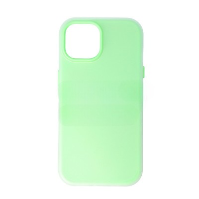 Husa iPhone 15, Candy Silicone, Light Green