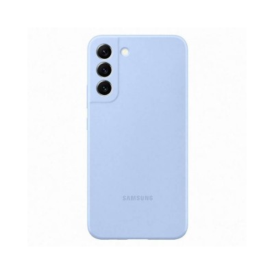 Husa Originala Premium Samsung Galaxy S22 Plus, Silicon Cover, Albastru