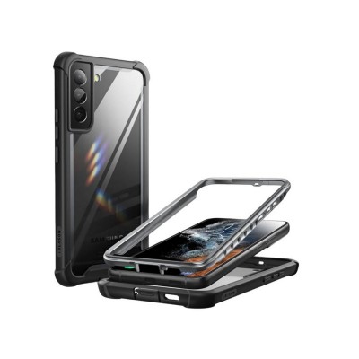 Husa Premium Supcase Ares Full Cover, 360 Grade, Compatibila Cu Samsung Galaxy S21 Plus, Negru