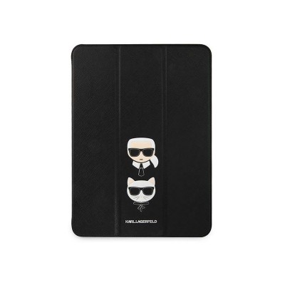 Husa Karl Lagerfeld Compatibila Cu Apple iPad Pro 11" 2021, Colectia Saffiano Karl &Choupette, Negru