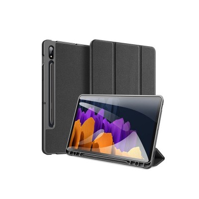 Husa Tableta Duxducis Domo Smartcase Samsung Galaxy Tab S7 11inch, Model T870 / T875, Negru