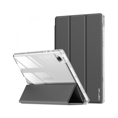 Husa Tableta Infiland Rugged Crystal Compatibila Cu Samsung Galaxy Tab A8 10.5" Model X200 / X205, Gri