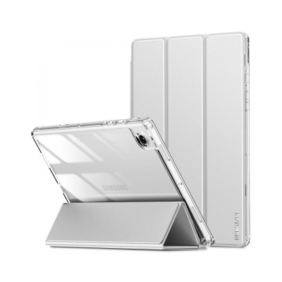 Husa Tableta Infiland Rugged Crystal Compatibila Cu Samsung Galaxy Tab A8 10.5" Model X200 / X205, Silver