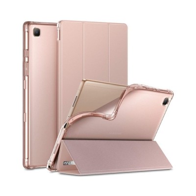 Husa Tableta Infiland Smart Stand Pentru Samsung Galaxy Tab A7 10,4inch , T500 / T505, Roz